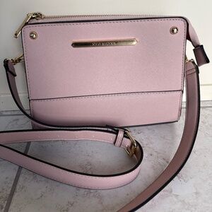 Steve Madden Vegan Leather Pink Crossbody Bag Purse